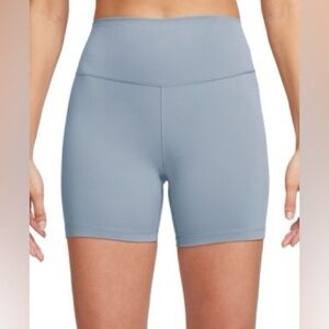 Women's Blue High-Waisted Shorts